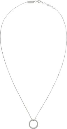 Maison Margiela Numerical Ring Necklace - Dames - Kettingen - Grijs - ONE Size - Accessoires
