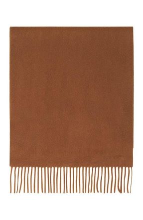Lanvin Two-Tone Cashmere Scarf in Beige/camel at Nordstrom