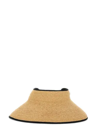 Helen Kaminski Natural Midnight Textured Open Crown Hat
