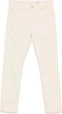 AG - Adriano Goldschmied Slim Straight Jeans - Heren - Regular Fit Jeans - Beige - W36 - Katoen - Jeans