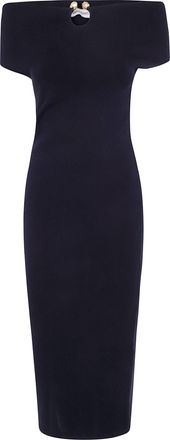 Alberta Ferretti Dress Viscose Stretch Midi Dress