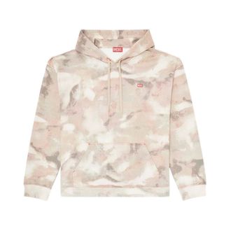 Diesel Hoodies, male, Beige, Size: M S-Boxt Hoodie