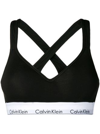 Calvin Klein Underwear Reggiseno con spalline incrociate - Nero