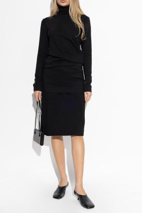 Toteme Fitted Turtleneck, Womens, Black