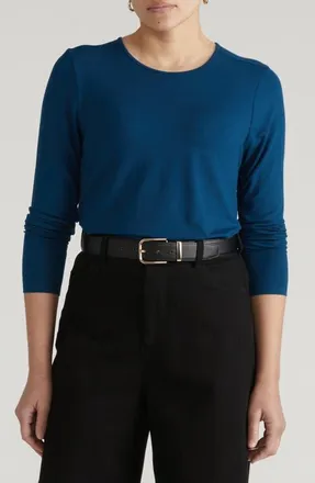 Universal Standard Joan Relaxed Fit T-Shirt in Blue Teal at Nordstrom, Size Xxx-Large
