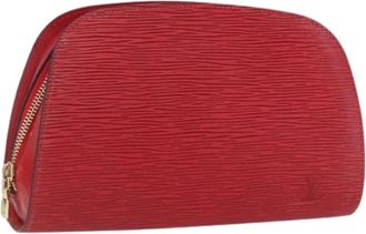 Louis Vuitton Pre-owned Clutches, female, Red, Size: ONE SIZE Pre-owned Vintage Leather Clutch