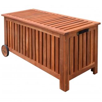 vidaXL vidaXL Baule da Giardino 118x52x58 cm in Legno