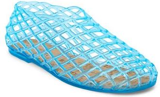 Matisse Footwear Marlow Jelly Ballet Flat in Blue at Nordstrom, Size 9