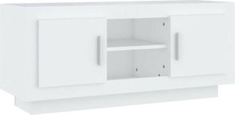 vidaXL Tv Cabinet White 102x35x45 cm Engineered Wood Vidaxl