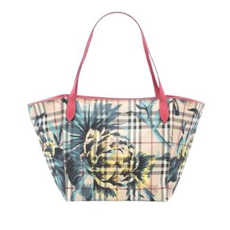 Burberry Pre-owned Tote Bags, female, Multicolor, Size: ONE SIZE Pre-owned Canterbury Tote Bag