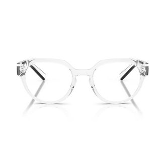 Dolce & Gabbana Crystal Square Full Rim Eyeglasses - Clear