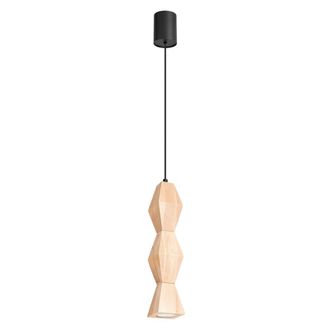 Sollux Lighting L&aacute;mpara colgantes madera natural madera - haya alt. 200 cm