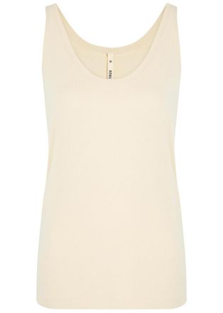 Petar Petrov Fine-knit Tank top - Off White - S (UK8-10 / S)