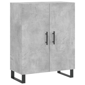 Berkfield Home Sideboard Concrete Grey 69.5x34x90 cm Engineered Wood