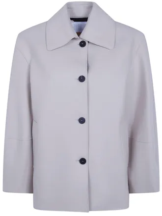 Harris Wharf London Jacket Puff Sleeves Ah2530mlk