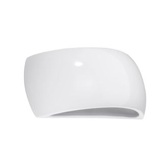 Sollux Lighting L&aacute;mpara de pared blanco cer&aacute;mica alt. 14 cm