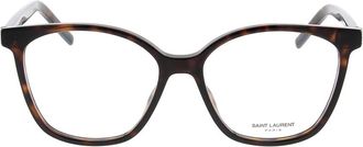 Saint Laurent Glasses, unisex, Brown, Size: ONE SIZE Optical Frame