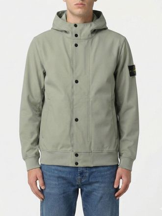 Stone Island Giacca con Cappuccio in Soft Shell-R Stone Island