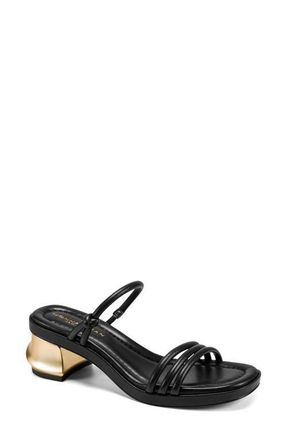 DKNY Tafeta Slide Sandal in Black at Nordstrom, Size 8.5