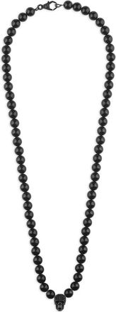 Philipp Plein Collana con agata - Nero