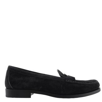 Ferragamo Gancini Ornament Loafers, Size 7 C