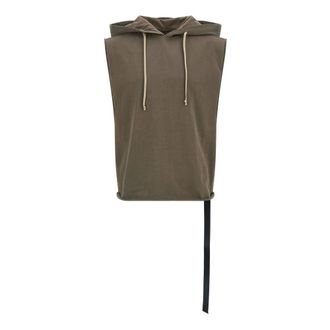 Rick Owens Gimp Zipped Hoodie - male - Rick Owens - Hoodies - Green - M - Sweatshirts & Hoodies