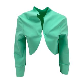 La Petite Robe Di Chiara Boni Jersey Bolero - Dames - Jassen - Blauw - Maat: XL Jersey