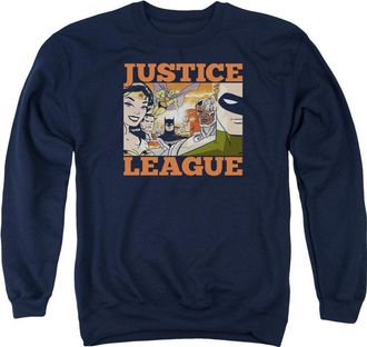 Gildan Justice League of America New Dawn Group Adult Crewneck Sweatshirt