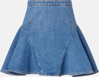 Givenchy Minigonna di jeans con volant