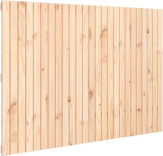 vidaXL Wall Headboard 159.5x3x110 cm Solid Wood Pine Vidaxl