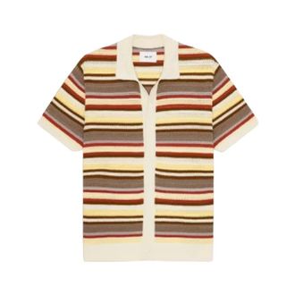 Nn.07 Nn07, Truien & Vesten, Heren, Veelkleurig, M, Katoen, Lars Polo Cardigan