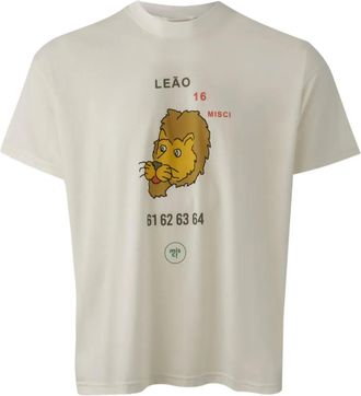 MISCI T-shirt Animal Game - Bianco