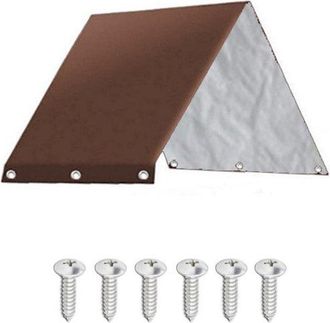 OEM Lona Para Techo, 226 X 132 Cm, Tejido Oxford Impermeable Con Revestimiento Plateado, Techo De Repuesto, Cubiertas De Patio, Tumbonas, Etc