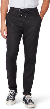 Paige Fraser Brushed Twill Pants in Black at Nordstrom, Size 28