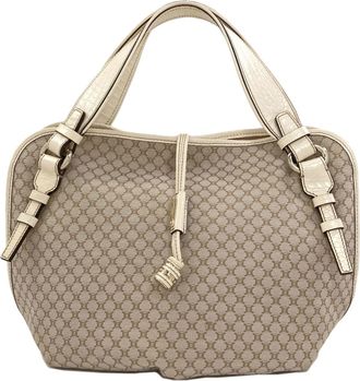 Celine Macadam Beige Canvas Tote Bag (Pre-Owned)