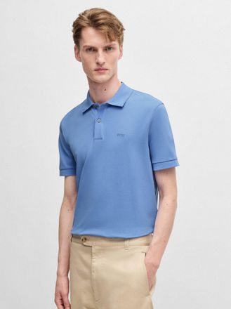 HUGO BOSS Mens Bright Blue Pallas Polo Shirt - Size Small