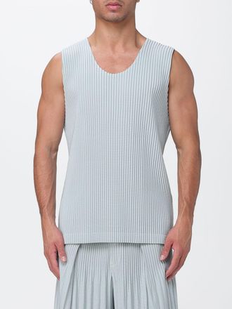 Homme Pliss&eacute; Issey Miyake Canotta plissettata Homme Pliss&eacute; Issey Miyake in cr&ecirc;pe tecnico con scollo a U