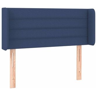 vidaXL Cabecero Con Led De Tela Azul 83x16x78/88 Cm Vidaxl