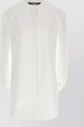 Jacquemus la robe berlingot gathered long sleeve top
