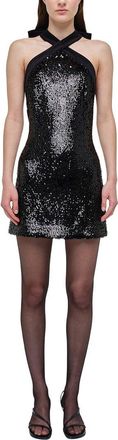 SIMKHAI Simkhai Isla Halter Neck Mini Dress