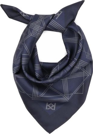Kazar Zijden sjaal - Dames - Zijden sjaals - Blauw - ONE Size - Accessoires