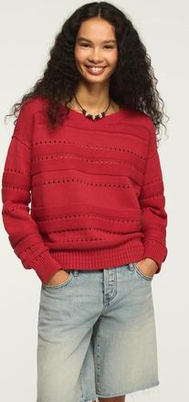 Lucky Brand Womens Beachy Pullover Sweater