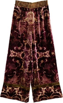 Pierre-Louis Mascia Velvet Wide-leg Trousers