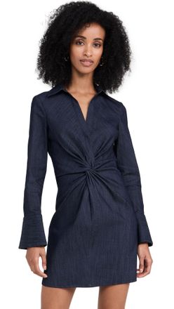Cinq à Sept Womens Denim McKenna Dress, Indigo, 6