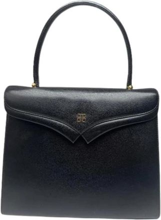 Givenchy Pre-owned Handtas - Dames - Vintage Handtas - Zwart - ONE Size - Leer - Vintage