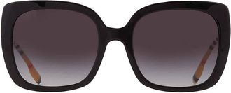 Burberry Caroll Gray Gradient Square Ladies Sunglasses BE4323F 38538G 56