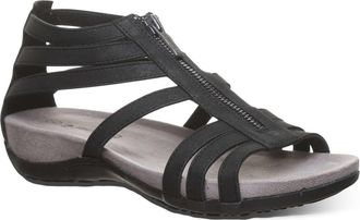 Bearpaw Ronda Faux Leather Sandal in Black at Nordstrom Rack, Size 10