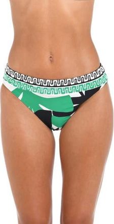 Sunshine 79 Monstera Hipster Bikini Bottoms in Green Multi at Nordstrom Rack, Size 14