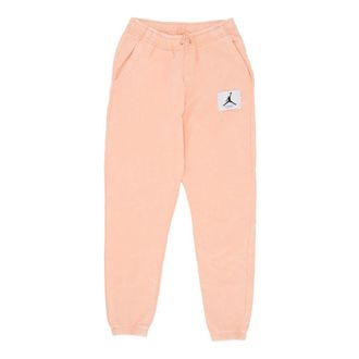Nike Jordan Sweatpants, male, Pink, Size: S Statement Wash Fleece Pant Lightweight Tracksuit