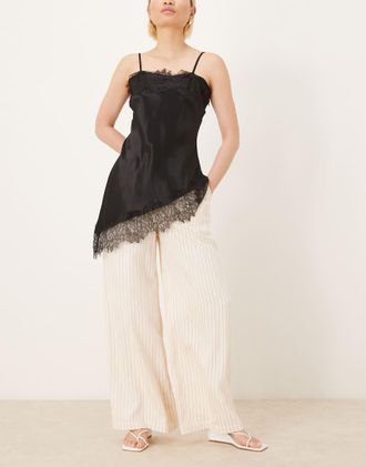 Nobody's Child Kerry - Pantaloni color crema in coordinato-Bianco